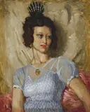 Rita by Norman Lindsay, oil on canvas, offered Sep 2010