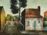 Corner House by Sali Herman, 1946, oil on canvas, sold Sep 2010