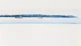 Sydney Harbour With Fort Denison by Fred Williams, 1973, gouache on paper, sold Sep 2010