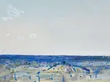 Avenel by Fred Williams, c.1975, gouache on paper, sold Nov 2010