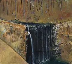 Coliban Falls Ii by Fred Williams, 1979, oil on canvas, sold Nov 2010