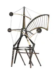 Untitled Sculpture by Geoffrey Bartlett, bronze and copper, sold Nov 2010
