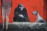 Dream Of Clochard Iii by Charles Blackman, 1970, oil on composition board, sold Nov 2010