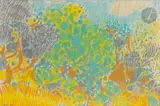 Le Jardin by Gustav Bolin, 1964, Pastel et gouache, sold Oct 2023