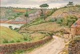 Traou Vilin by Henri Rivière, 1901, Gouache aquarellée sur traits de crayon, sold Jun 2015