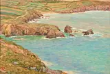 Morgat by Henri Rivière, 1902, Gouache aquarellée sur traits de crayon, sold Jun 2015