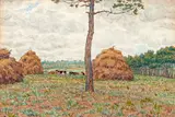 Loguivy by Henri Rivière, 1901, Gouache aquarellée sur traits de crayon, sold Jun 2015
