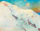 Le Mont-Blanc by André-Charles Coppier, Aquarelle, sold Jun 2015