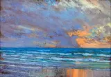 La mer by Arsen Shapanyan, Pastel, sold Jun 2015