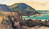 Gréville by Robert Louis Antral, Encre et gouache aquarellée, sold Jun 2015