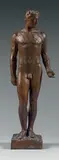 Athlète nu debout by Charles Despiau, Épreuve en bronze patiné, sold Jun 2015