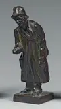 Le mendiant by Serge Zélikson, Épreuve en bronze patiné, sold Jun 2015