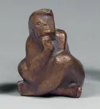 Nu assis aux jambes croisées by Guy-Charles Revol, 1992, Épreuve post-mortem en bronze patiné, sold Jun 2015