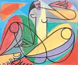 Nu assis by Raymond Trameau, 1946, Aquarelle, sold Jun 2014