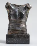 Cuirasse II by Igor Mitoraj, Bronze à patine brune mordorée, sold Jun 2014