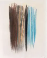 Composition by Hans Hartung, 1959, Pastel, sold May 2014