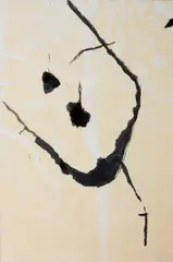 Composition by Pierre Tal-Coat, 1971, Aquarelle, sold May 2014