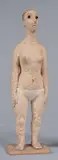 Femme à la culotte blanche by Jean-Jules Chassepot, Terre cuite peinte, sold Feb 2014