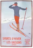 Sports d'hiver dans les Grisons» by Walter Koch, 1907, Affiche lithographique en couleur, sold Jan 2014