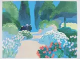 Le jardin by Roger Mühl, Lithographie en couleur, sold Dec 2013