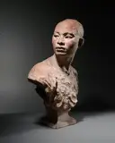 Le chinois by Jean-Baptiste Carpeaux, Terre cuite signée (restaurations probables), sold Nov 2014