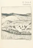 Femmes dans un paysage breton by Paul Sérusier, Lithographie avec la signature dans la planche en bas à droite, sold Oct 2021