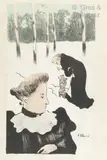 Dans la neige ou l’Education du chien by Ker-Xavier Roussel, 1893, Lithographie en couleurs avec la signature dans la planche en bas à droite, sold Oct 2021