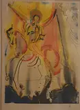Cavalier triomphant by Salvador Dalí, Lithographie signée numérotée, sold Oct 2021