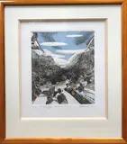 Paysage romantique by Sirbegovic Kemal, Lithographie signée, sold Oct 2021
