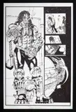 LOBO AUTORITY by Simon Bisley, Encre de Chine, gouache blanche et mine de plomb pour cette planche originale publiée en, sold Oct 2016