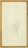 Visage by Hans Bellmer, Crayon sur papier, sold Jun 2015