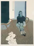 Auto portrait by Francis Bacon, 1973, Lithographie en couleurs sur papier Arches, sold Jun 2015