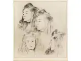 Untitled by Paul César Helleu, drypoint, sold Mar 2023