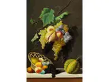 Früchtestillleben mit Kürbis by Michelangelo Meucci, oil on canvas, offered Mar 2025