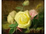 Rosen by Geraldine Jacoba Bakhuyzen van de Sande, oil on panel, offered Dec 2015