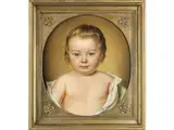 Kinderportrait by Friedrich Stöffler, oil on canvas, offered Mar 2026