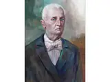 Portrait des Komponisten Anton Bruckner by Francisco Sanchis Cortes, oil on canvas, offered Jun 2024