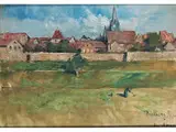 Friedberg by Carl Arp, oil on canvas, sold Sep 2015