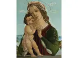 Madonna mit dem Kind im Stil des Sandro Boticelli (um 1445-1510) by Icilio Federico Joni, oil, sold Jul 2018