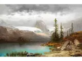 Die Wanderung am see by Adalbert Wex, oil on canvas, sold Jun 2025