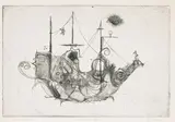 Aladdin's Ship by P. K. Page, lithograph on paper, sold Jan 2021