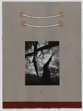 Clear One's Ears of Distress by Greg Staats, silver print and mixed media on paper board, sold May 2021