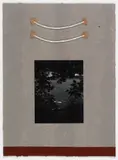 Wipe Away the Tears of Grief by Greg Staats, silver print and mixed media on paper board, sold May 2021