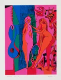 Jeunesse by Alfred Pellan, 1975, colour serigraph on paper, sold Apr 2021