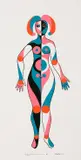 Polychromée - O - by Alfred Pellan, 1973, colour serigraph on paper, sold Apr 2021