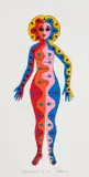 Polychromée - T - by Alfred Pellan, 1972, colour serigraph on paper, sold Apr 2021