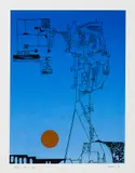 Repos by Alfred Pellan, 1974, colour serigraph on paper, sold Apr 2021