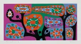 Fleurs Gadgets by Alfred Pellan, 1975, colour serigraph on paper, sold Apr 2021