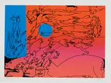 Bestiaire - 2 - by Alfred Pellan, 1974, colour serigraph on paper, sold Apr 2021