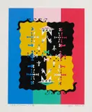 Chats et poissons by Alfred Pellan, 1968, colour serigraph on paper, sold Apr 2021
